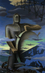 Ernesto (Michahelles) Thayaht, Il grande nocchiere, 1939